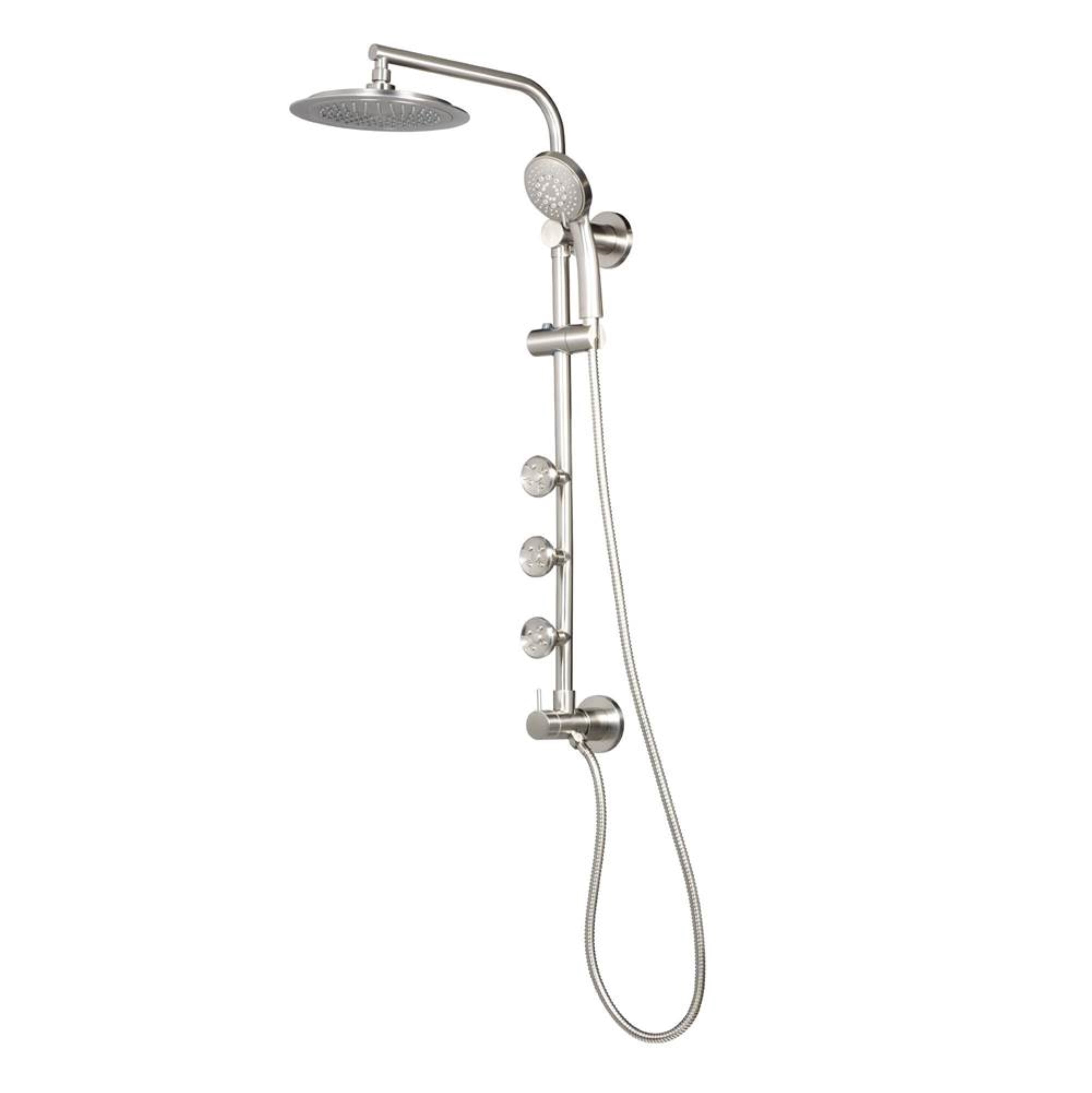 1089-BN Lanai Brushed Nickle Shower System -  PULSE ShowerSpas