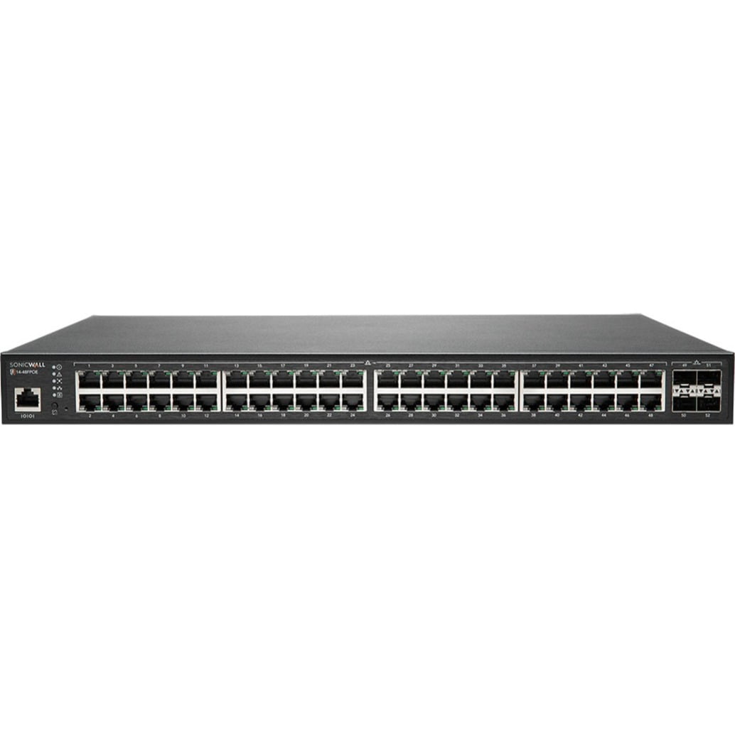Picture of Sonicwall 02-SSC-2466 48 Port Gigabyte PoE 4 SFP Plus Switch
