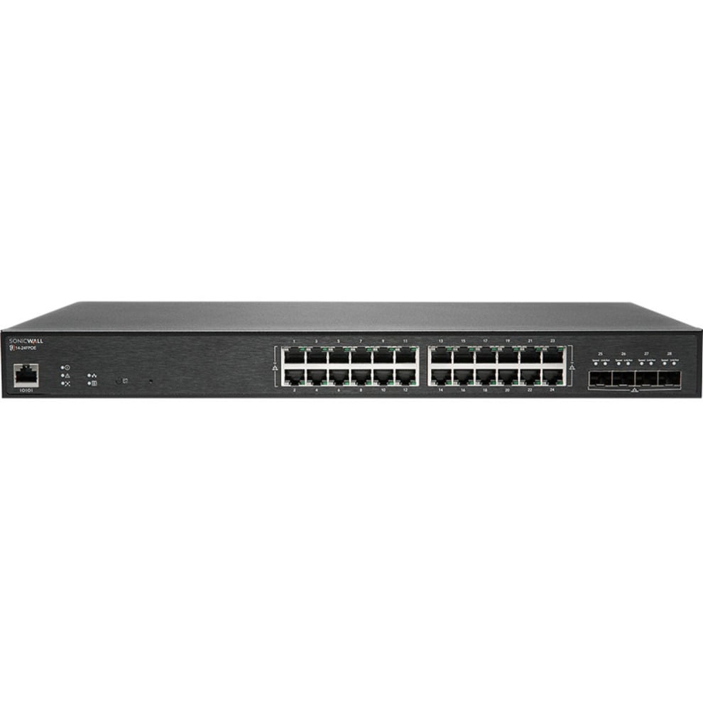 Picture of Sonicwall 02-SSC-2468 24 Port Gigabyte 4 SFP Plus PoE Switch