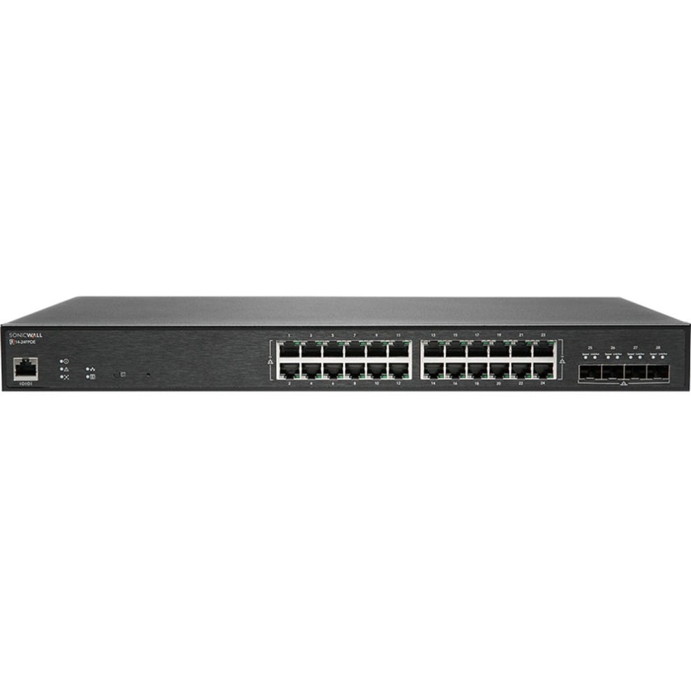 24 Port Gigabyte 4 SFP Plus PoE Switch