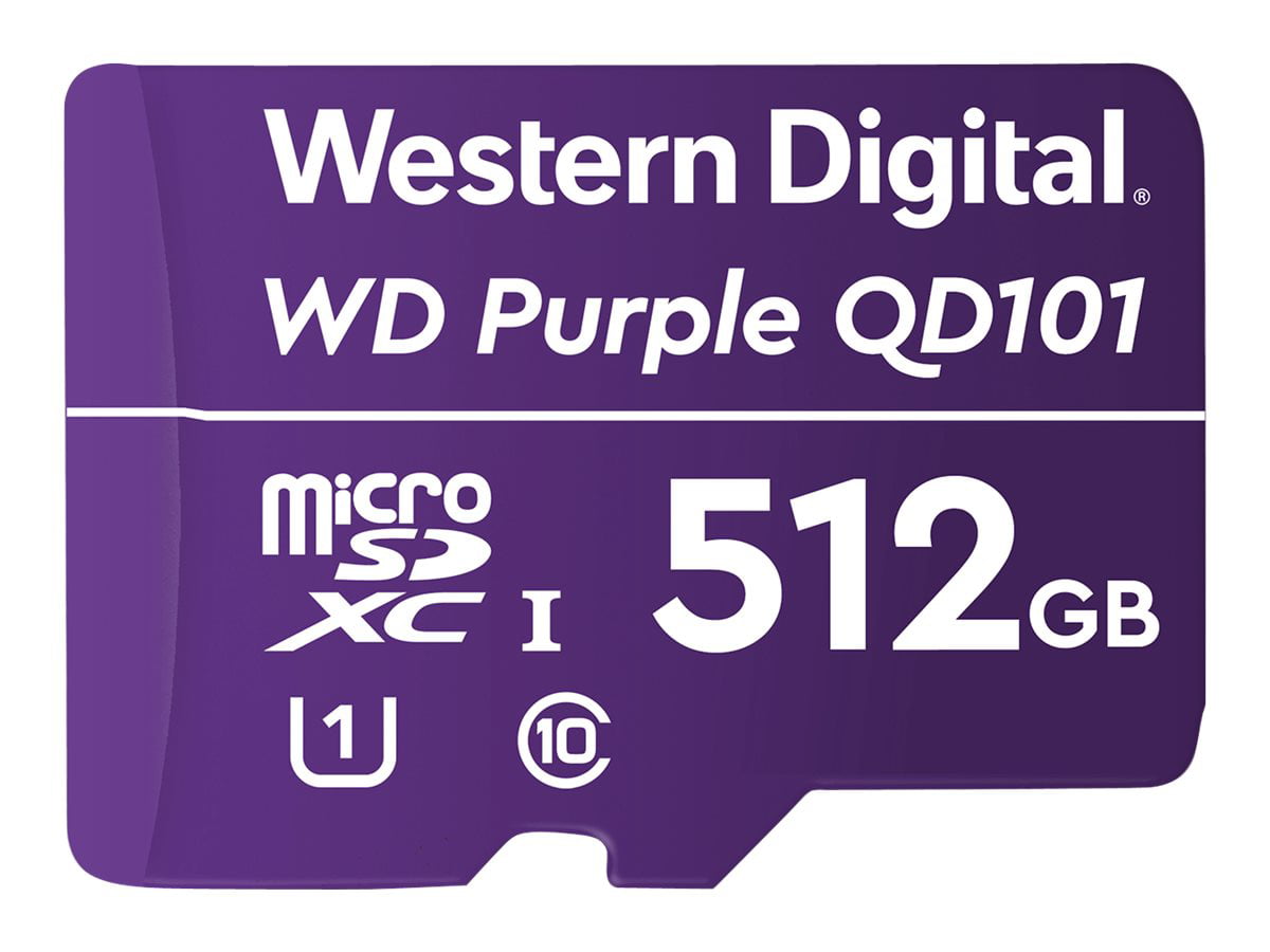 Picture of WD Bulk WDD512G1P0C 512GB SCQD101 SDA 6.0 Micro SD Card, Purple