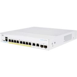 Picture of Cisco Systems CBS250-8FP-E-2G-NA 250 CBS250-8FP-E-2G Ethernet Switch CBS250 Managed