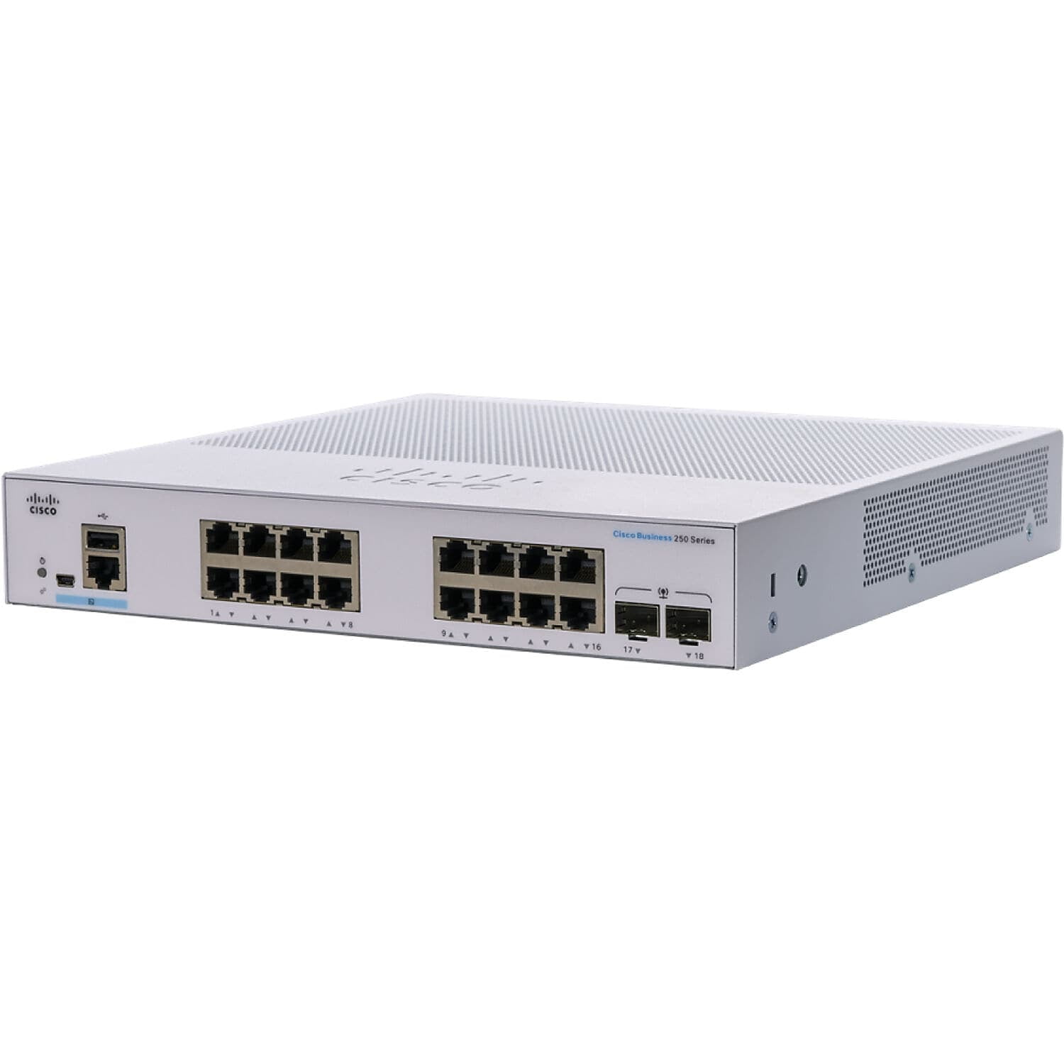 Picture of Cisco Systems CBS250-16T-2G-NA 250 Series 16 Port Ethernet Switch