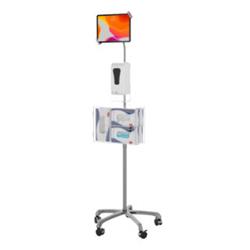 Picture of CTA Digital PAD-SHFSW Heavy-Duty Medical Mobile Floor Stand for 7-13 in. Tablet Screen
