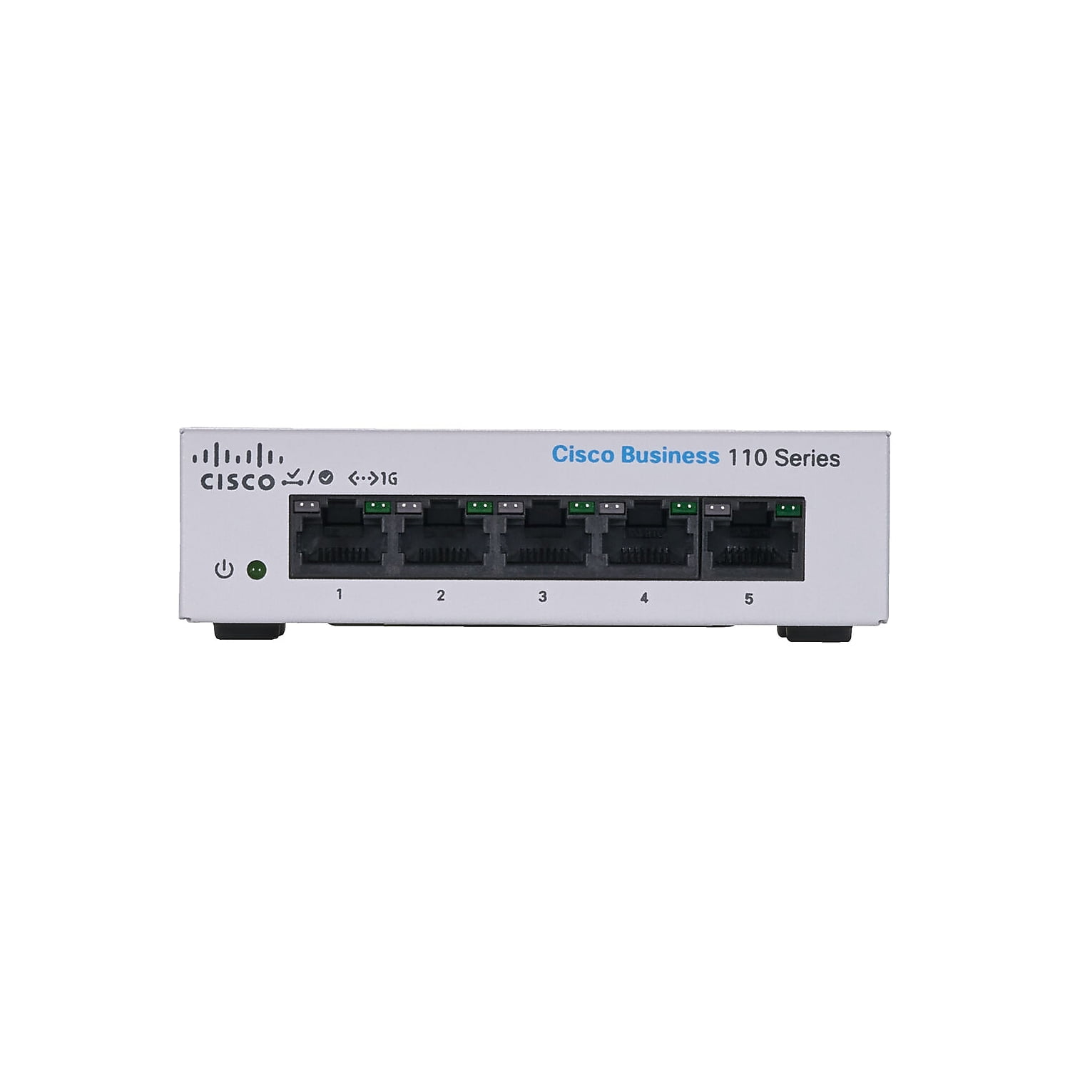 Picture of Cisco Systems CBS110-5T-D-NA Unmanaged 5-Port GE Desktop EXT PS Ethernet Switch