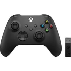 Picture of Microsoft Xbox 1VA-00001 Xbox Wireless Controller & Wireless Adapter&#44; Black