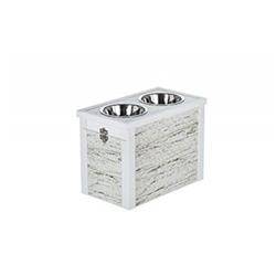 Picture of New Age Pet EHHF307XL Piedmont Country Diner with Sliding Lid Storage Bin Distressed