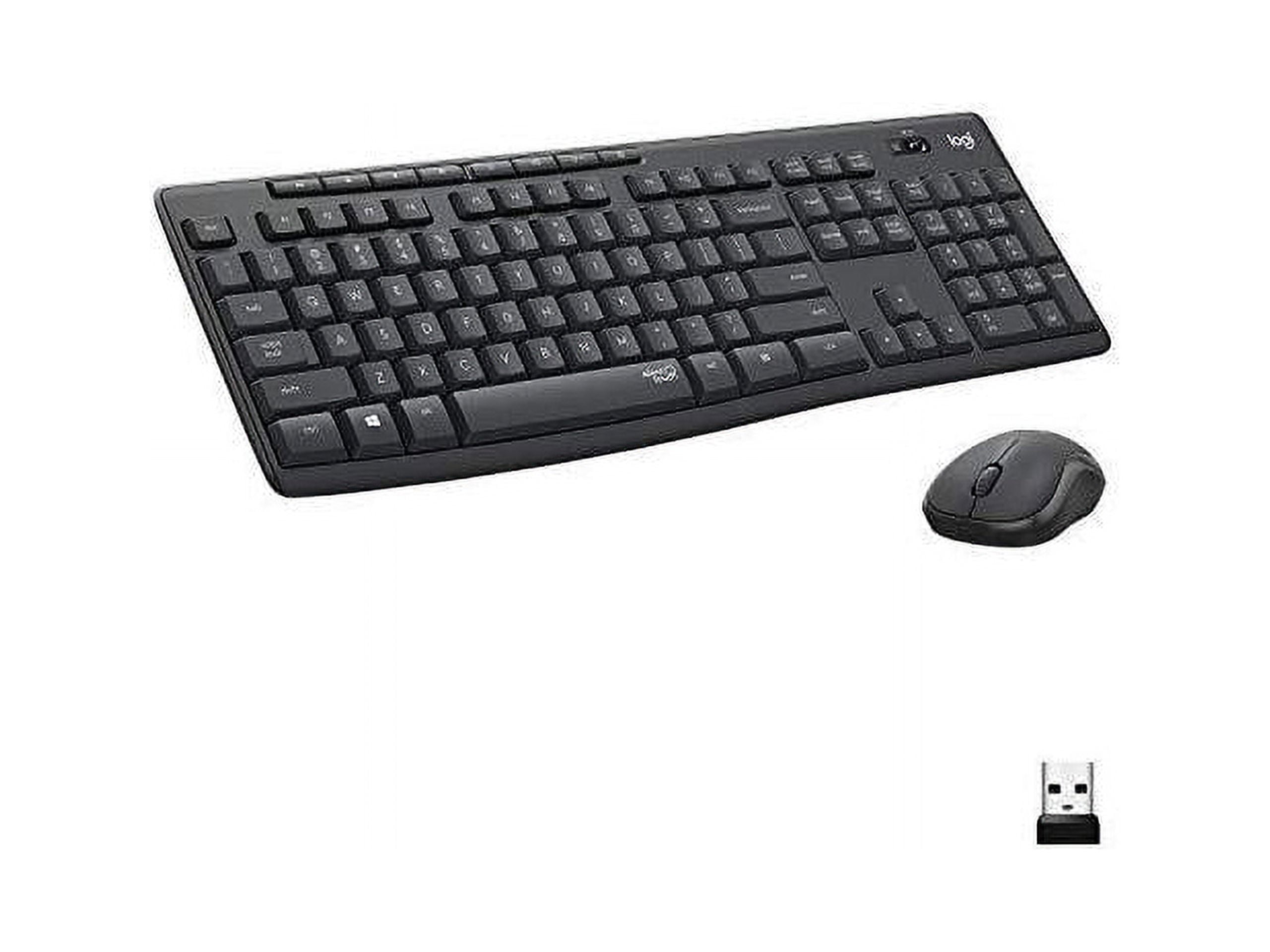 Picture of Logitech 920-009782 MK295 Silent Wireless Keyboard & Mouse&#44; Graphite