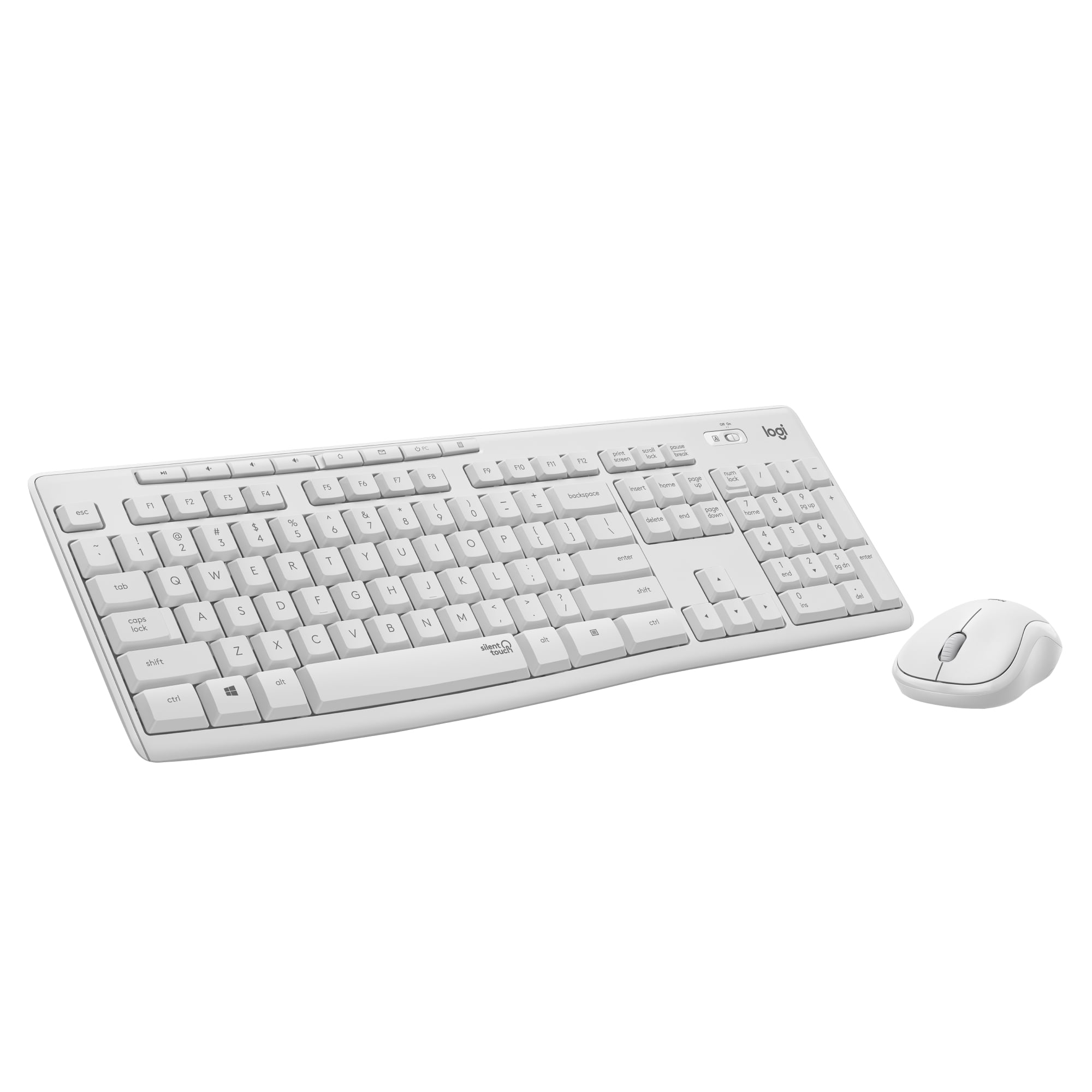 Picture of Logitech 920-009783 MK295 Silent Wireless Keyboard Mouse Combo&#44; White