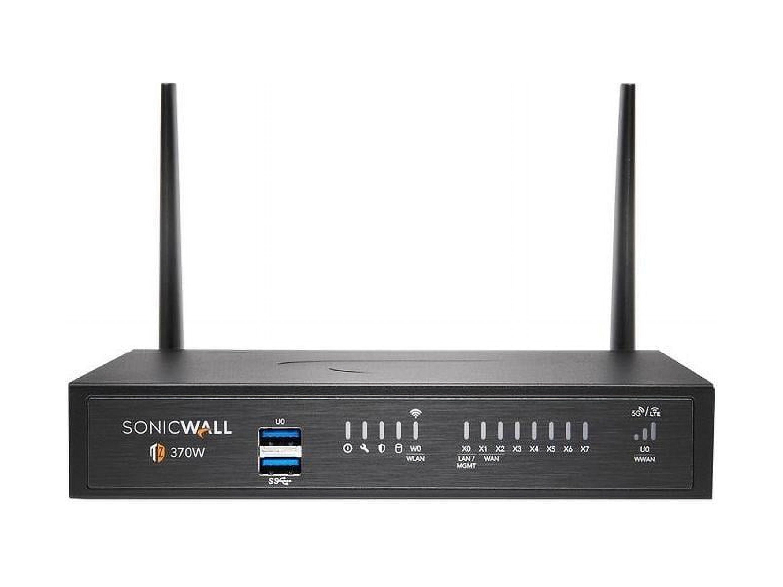 TZ370W Network Security & Firewall Appliance, Black