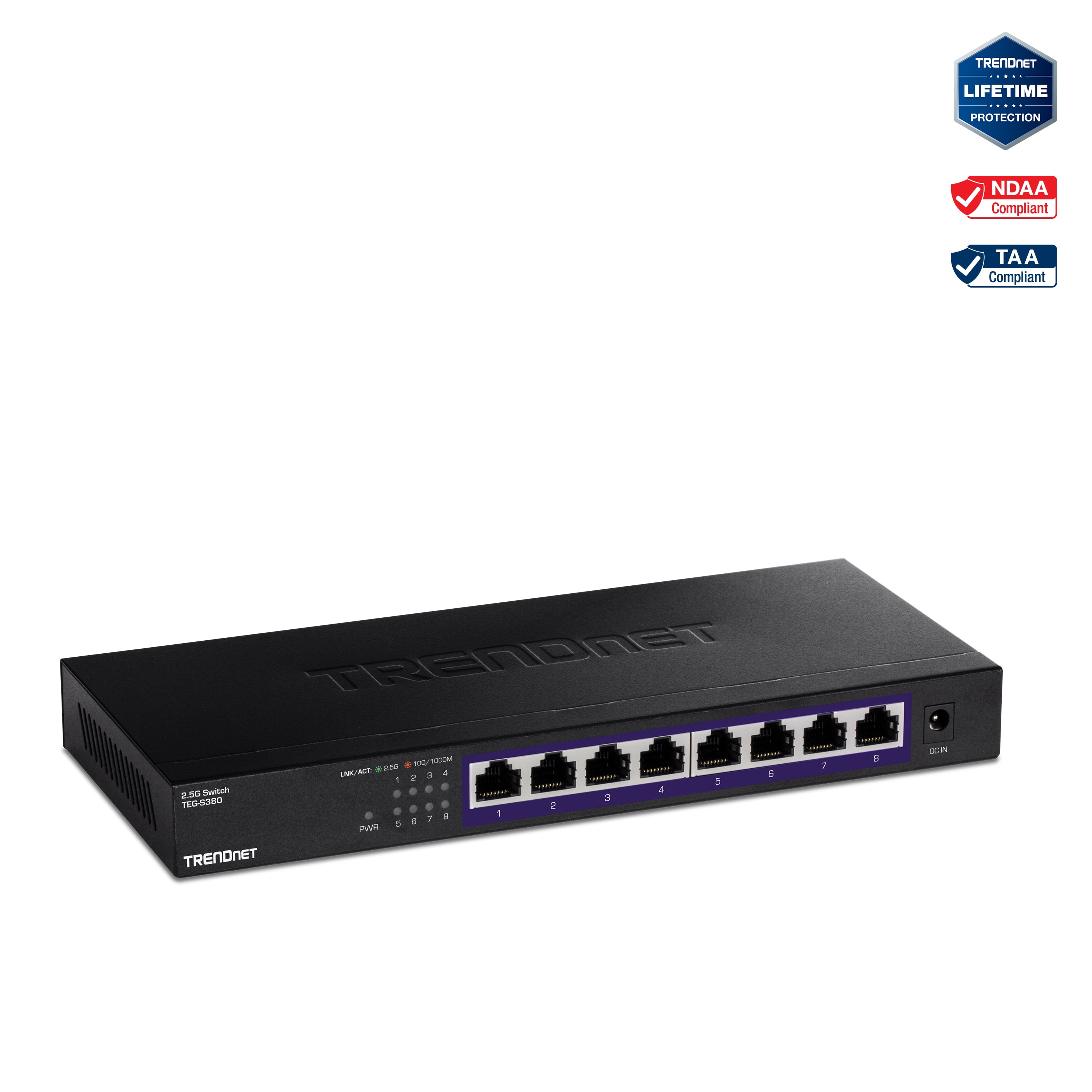 Picture of TRENDnet TEG-S380 8 Port 2.5G Switch