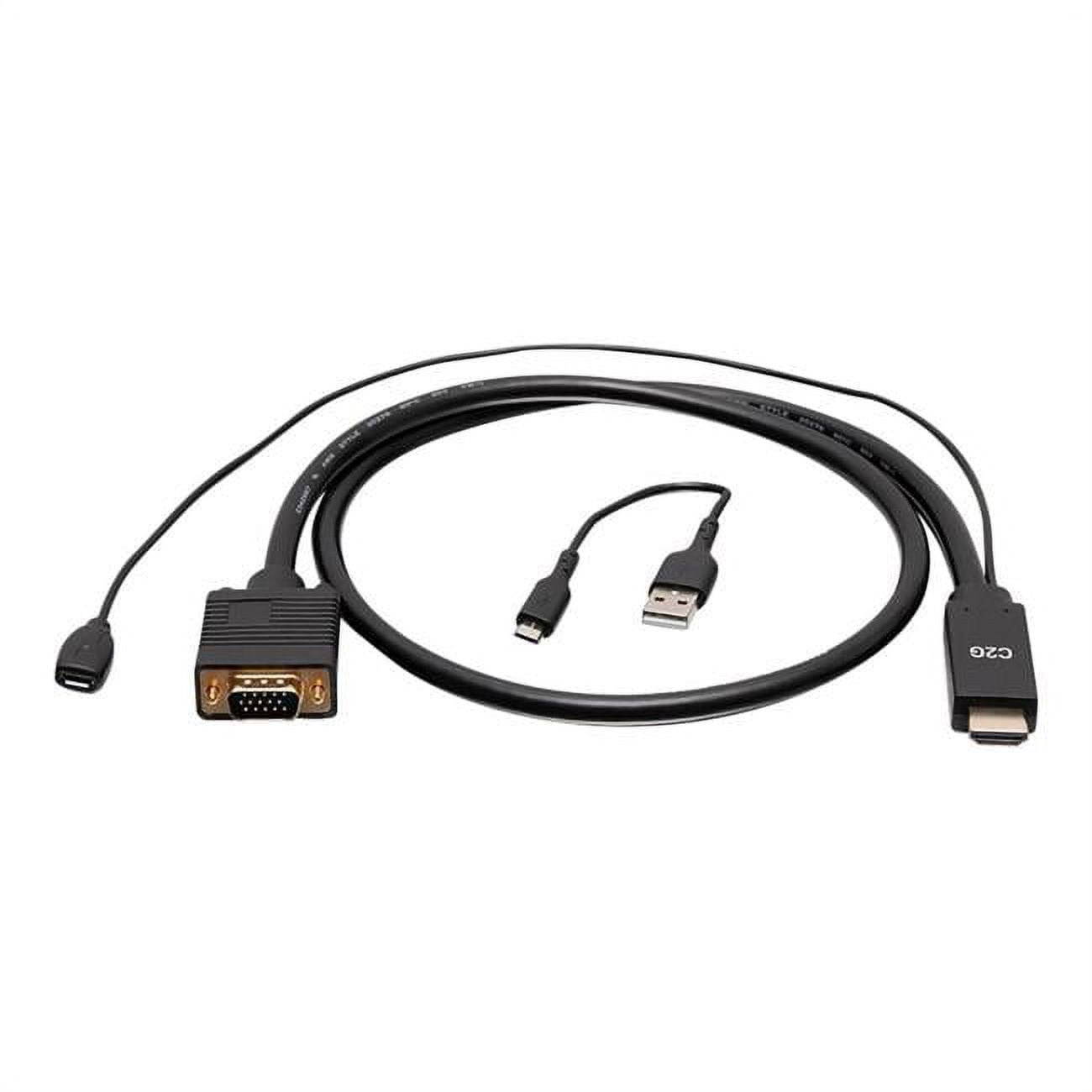 Picture of C2G C2G41473 10 ft. 1080P HDMI to VGA Adapter Active HDMI to VGA Cable