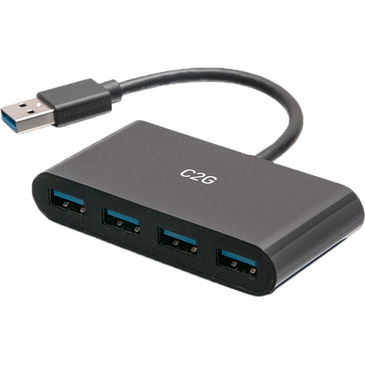 Picture of C2G C2G54461 4 Port USB-A 3.0 Super Speed USB 5Gbps Hub