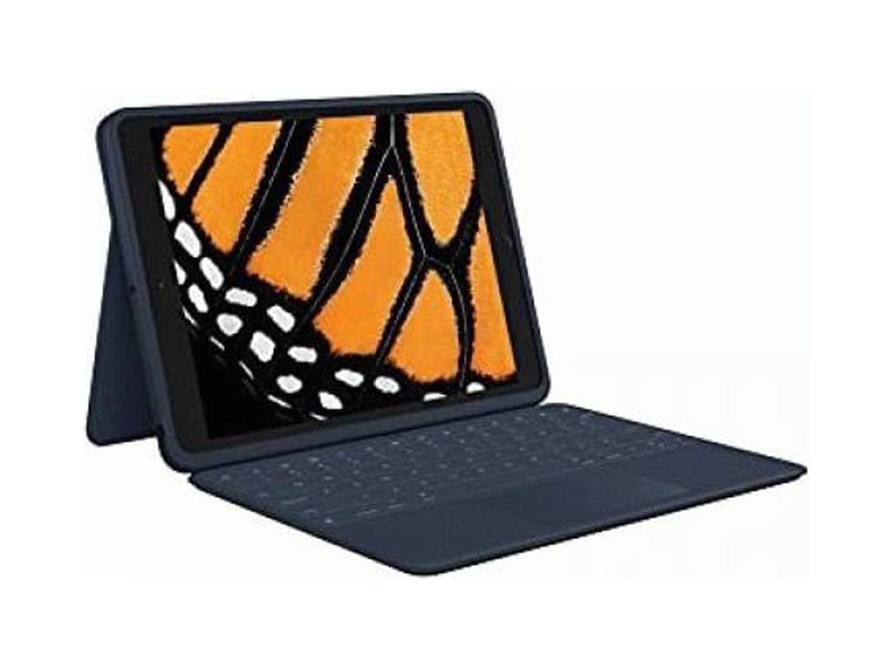 Picture of Logitech Core 920-010342 Rugged Combo3 Touch iPad keyboard Case&#44; Blue