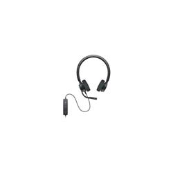 Picture of Dell Commercial DELL-WH3022 Pro Stereo Headset for WH3022, Black