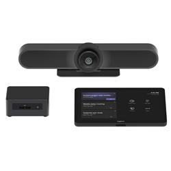 Picture of Logitech VC TAPMUPMSTINT Small Microsoft Teams Rooms with Tap&#44; Meetup & Intel NUC Video Conferencing Kit