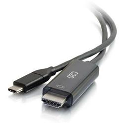 Cable to Go 26906C2G 1 ft. 4K 60 Hz USB-C to HDMI Audio & Video Adapter Cable, Black