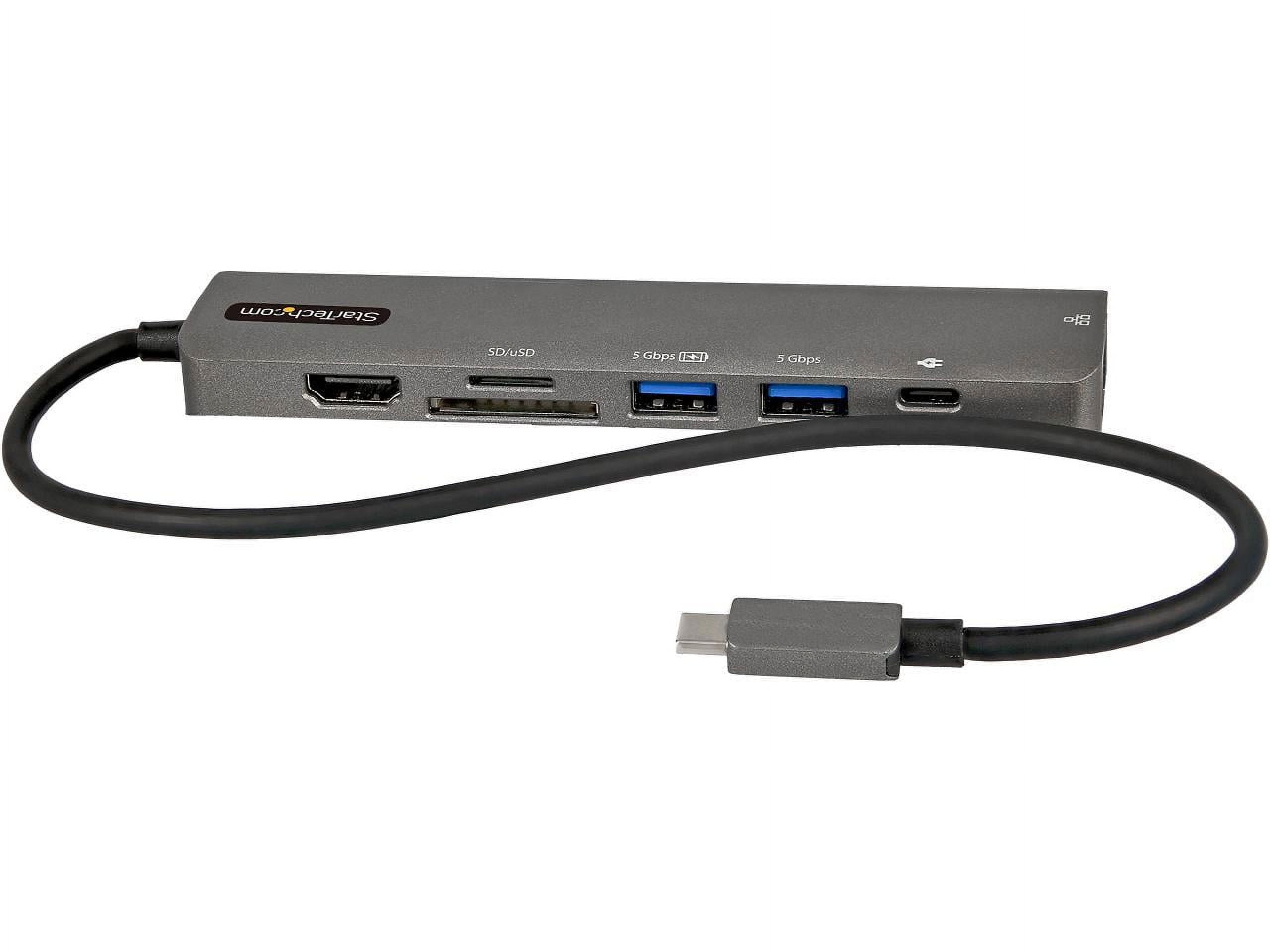 USB C Multiport Adapter, Black & Space Gray