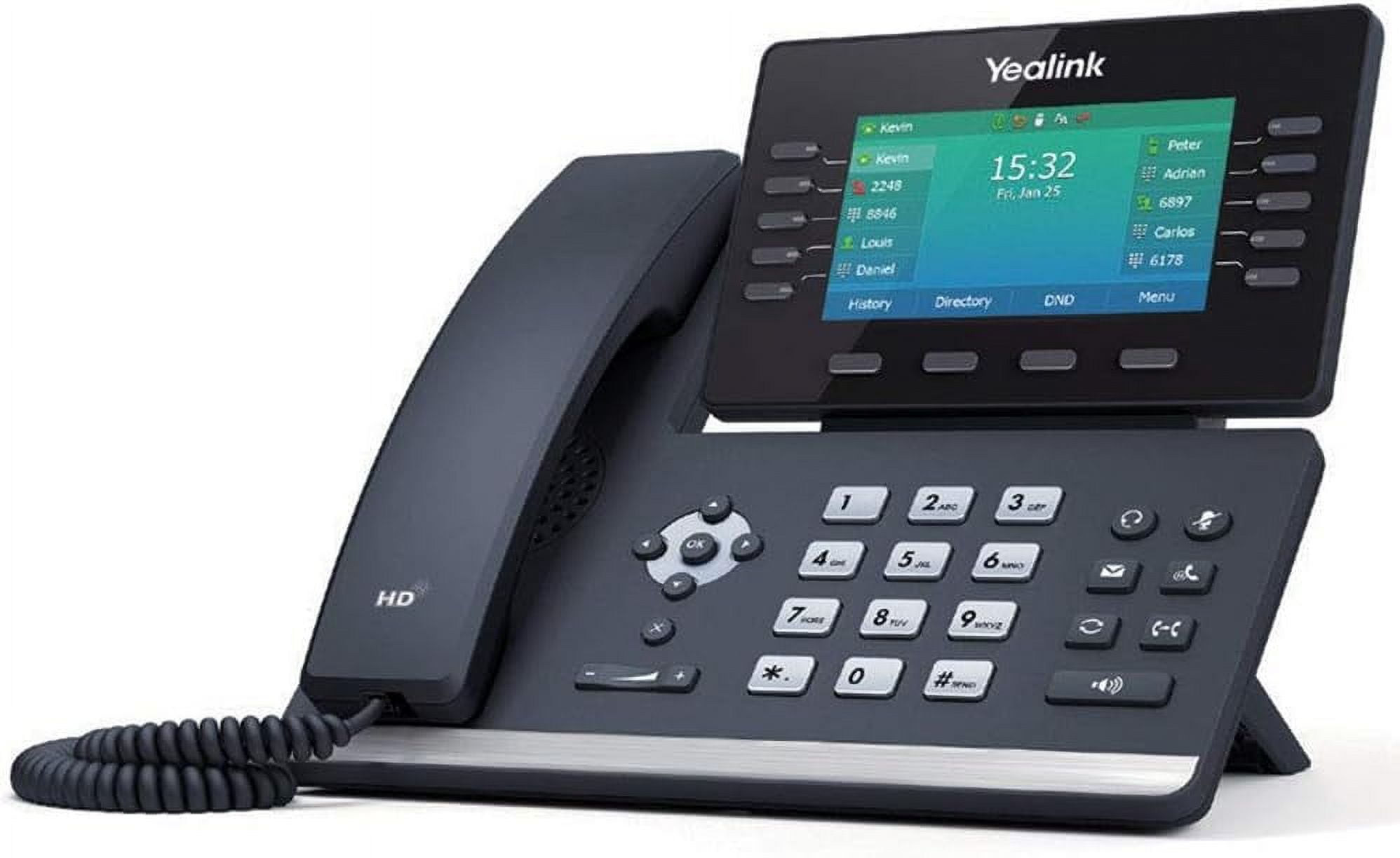 Picture of YeaLink 1301081 Corded & Cordless Bluetooth Wi-Fi Wall IP Phone