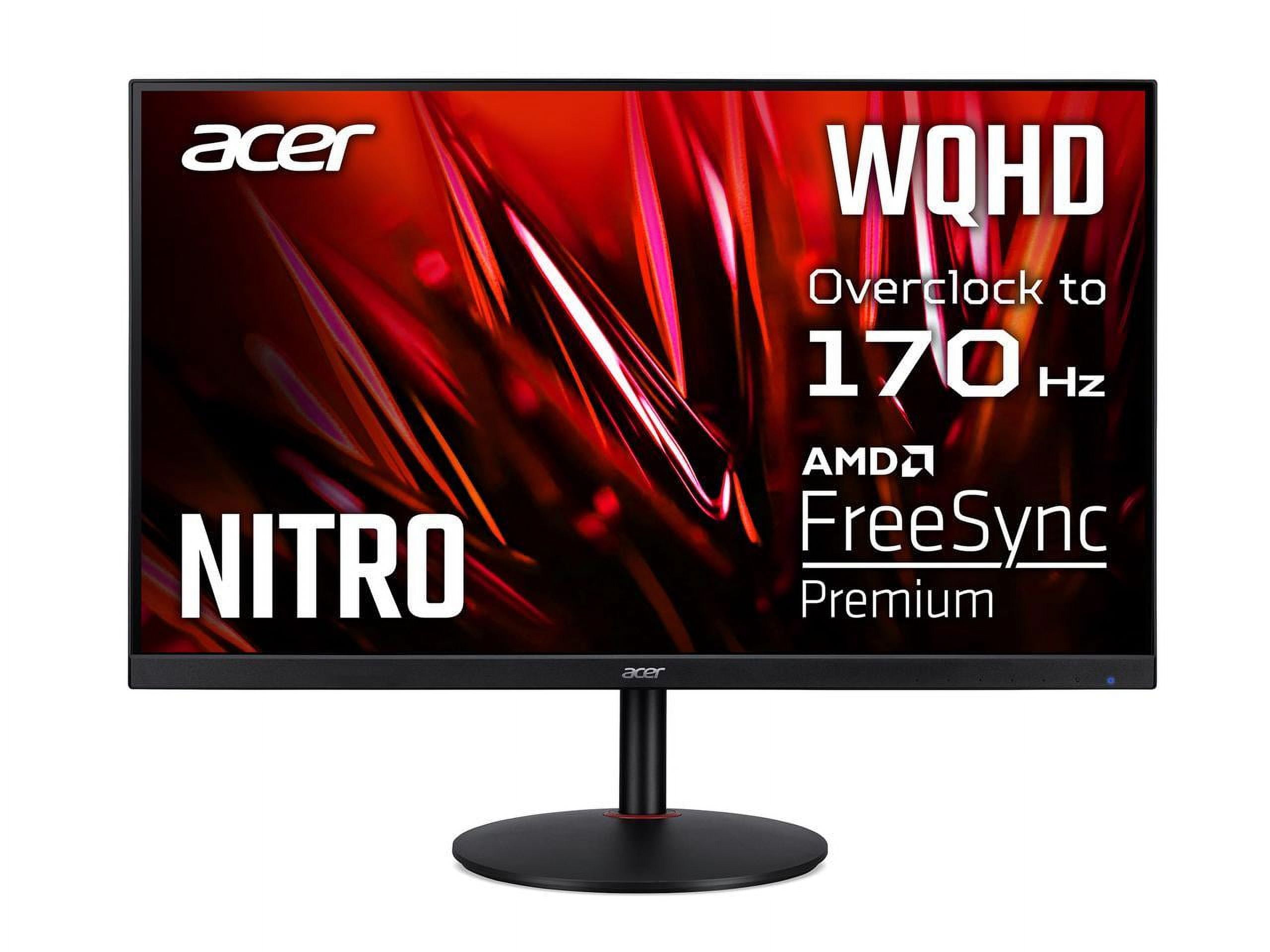 Picture of Acer UM.JX0AA.V01 31.5 in. AG IPS 2560 x 1440 Nitro XV White LED Backlight Gaming LCD Monitor, Black
