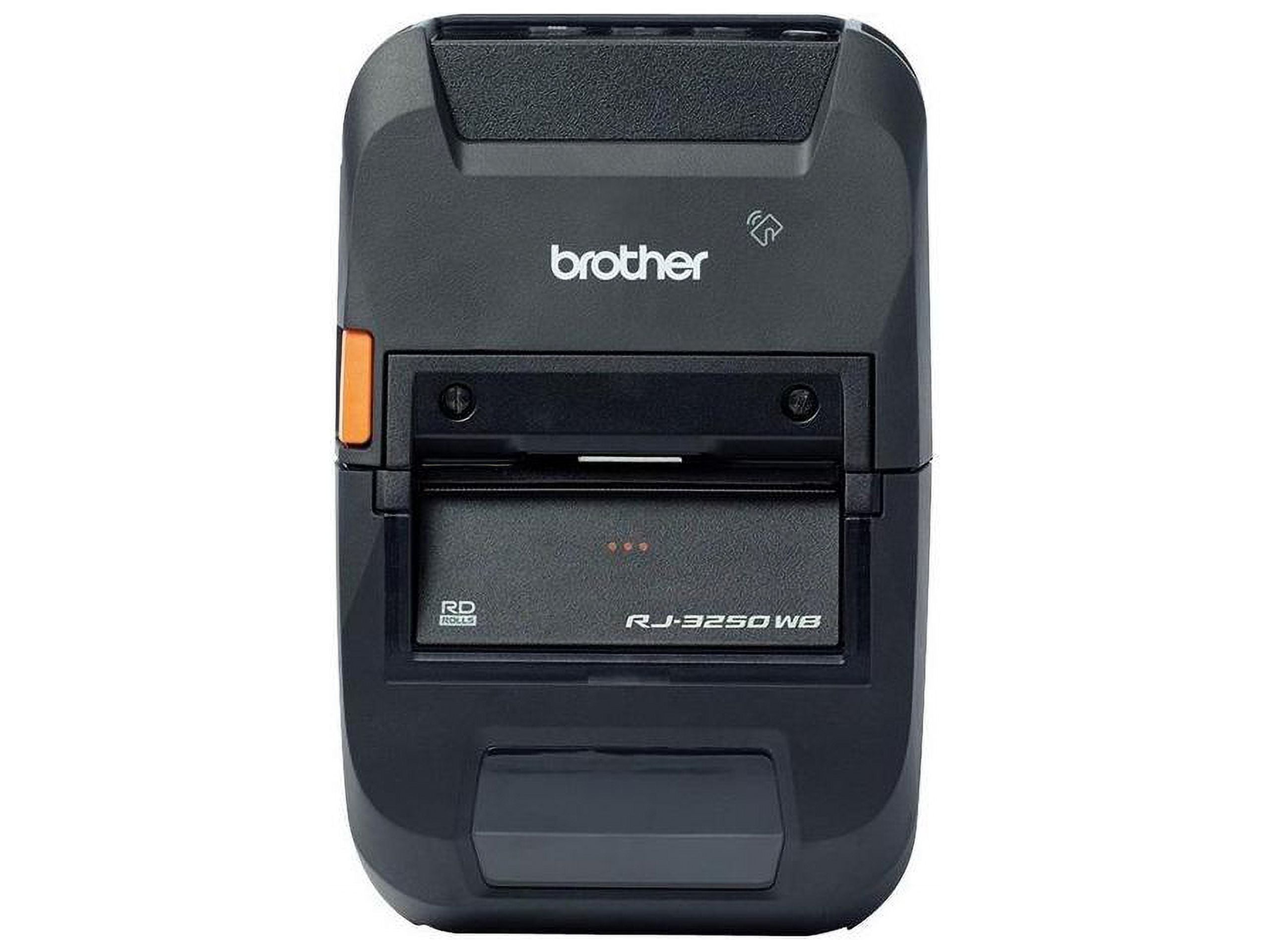 Picture of Brother Mobile Solutions RJ3250WBL 3 in. Portable Direct Thermal Receipt & Label Bluetooth Printer