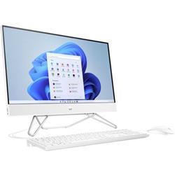 Picture of HP 577C3AA-ABA 24 in. Full HD 1920 x 1080 Desktop All-In-One Computer, Snow White - Intel Celeron Dual-Core 2 GHz - 8 GB RAM DDR4 SDRAM - 256 GB - Intel Chip - Windows 11 Home