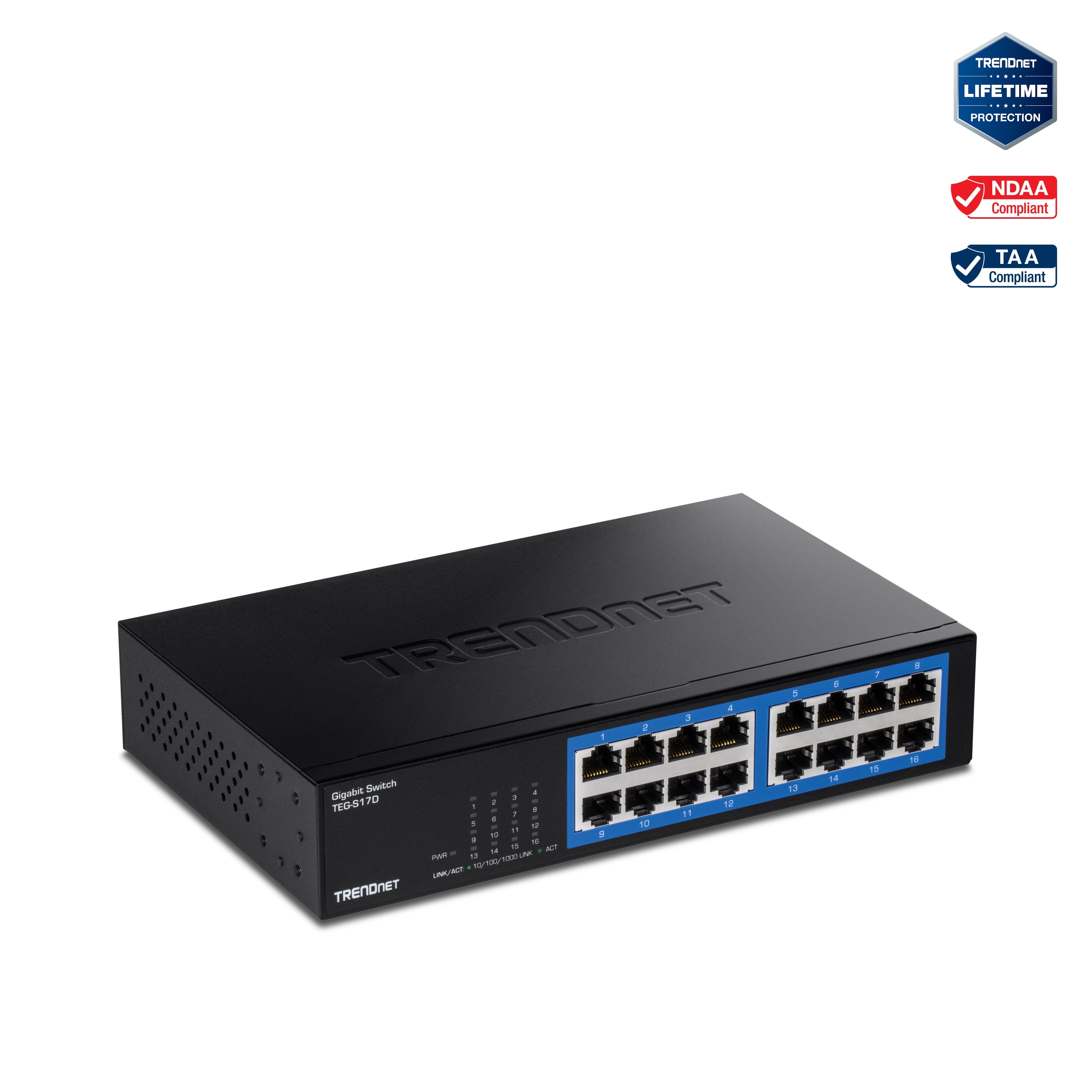 TEG-S17D 16-Port Gigabit Unmanaged Network Switch