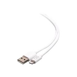 Picture of C2G C2G29907 10 ft. Lightning to USB A Power Synchronization & Charging Cable&#44; White