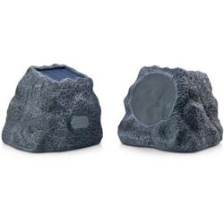 Naxa SPS-3000-SL Dual Solar Wireless Speakers System, Slate Gray -  Naxa Electronics