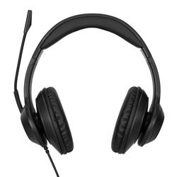 AEH102TT Wired Stereo Headset, Black