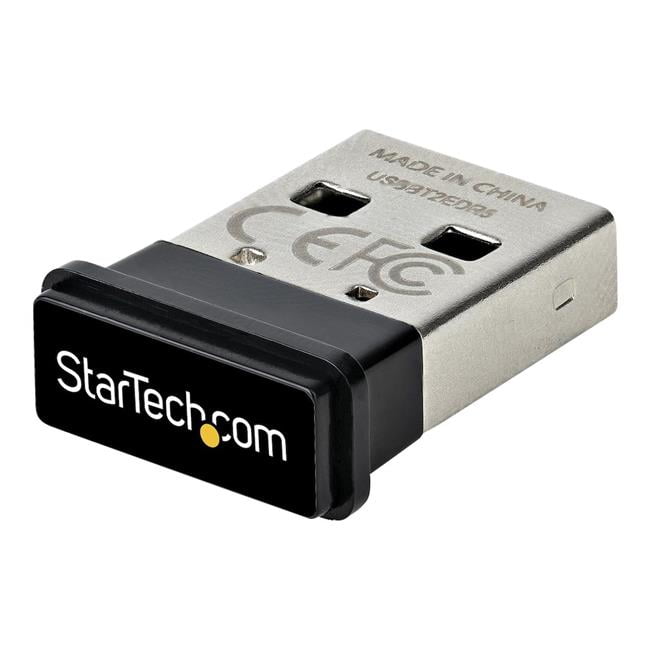 Picture of StarTech USBA-BLUETOOTH-V5-C2 USB Bluetooth 5.0 Adapter&#44; Wireless Dongle for PC & Computer - Black