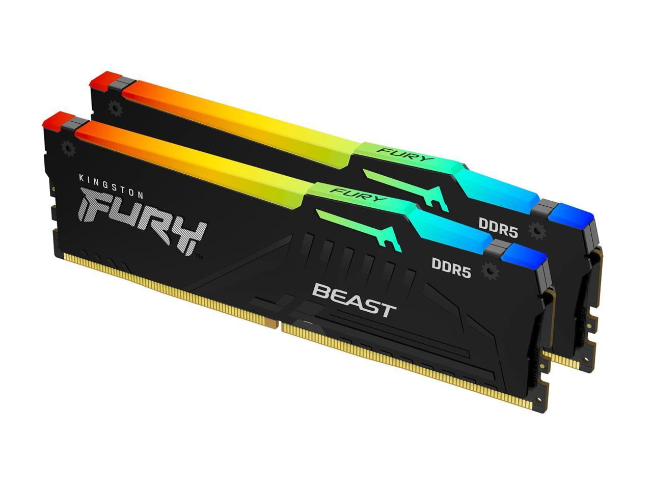 Picture of Kingston Value RAM KF556C40BBAK2-64 64GB 5600M Touch Screen DDR5 CL40 K2 FB Memory Kit