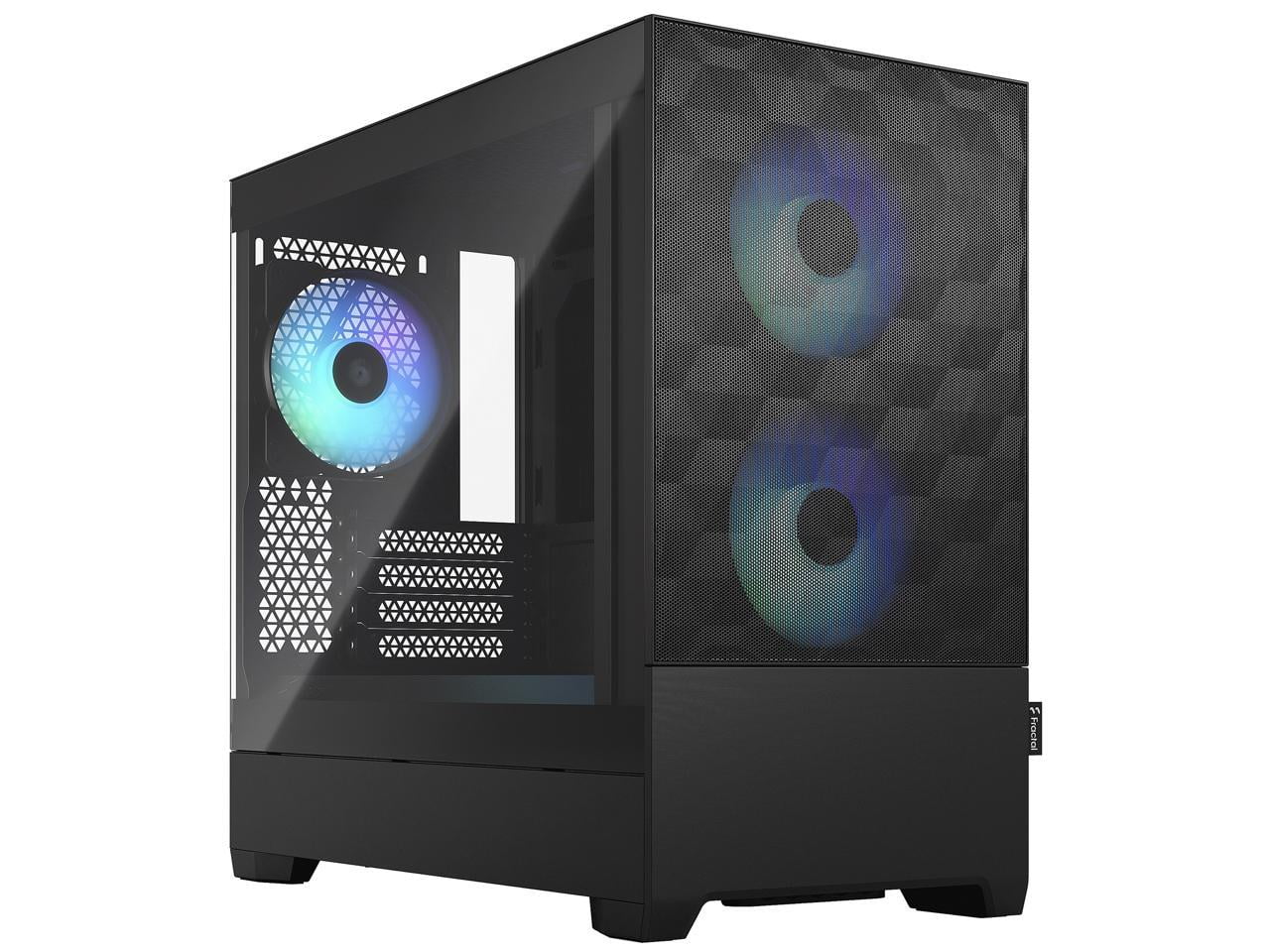 Picture of Fractal Design FD-C-POR1M-06 Pop Mini Air RGB Case Tempered Glass Computer Case, Black