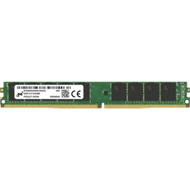 Picture of Crucial MTA9ADF1G72AZ-3G2E1R Micron DDR4 VLP ECC UDIMM 8GB 1R x 8 3200 CL22 PC4-25600 1.2V ECC Memory Module