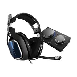 Logitech 939-001660 A40 Tr Wired Stereo Gaming Headset with Mixamp Pro Tr Controller for Sony Playstation 4 & PC, Blue & Black -  Logitech Inc