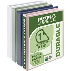 1 in. Biobased DR View Binder, Assorted Color - Pack of 4
