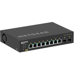 Picture of Netgear GSM4210PX-100NAS AV Line M4250 8G2XF PoE Plus Fully Managed Desktop Switch, Black