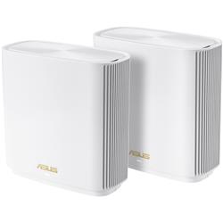 Picture of ASUS ZenWiFiXT92PKWhite ZenWi-Fi XT9 AX7800 Wireless Tri-Band Mesh Wi-Fi System, White - Pack of 2
