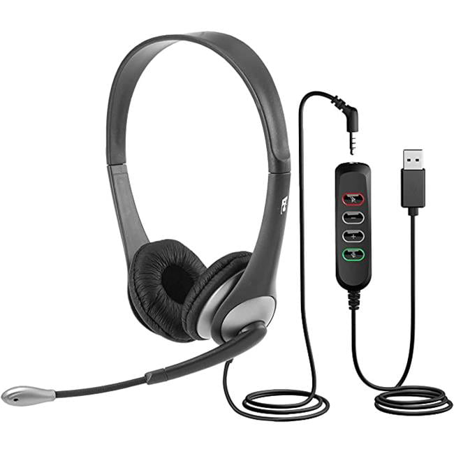 Picture of Cyber Acoustics AC-204USB Stereo Headset with USB Controller Headset