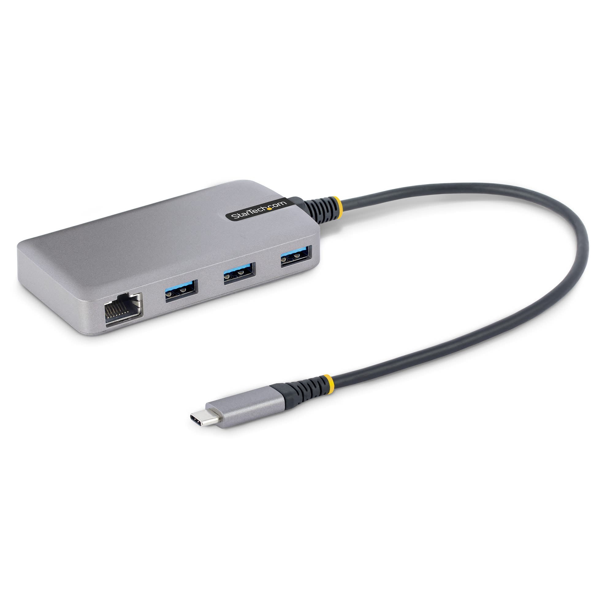 3 Port USB C Hub with Ethernet