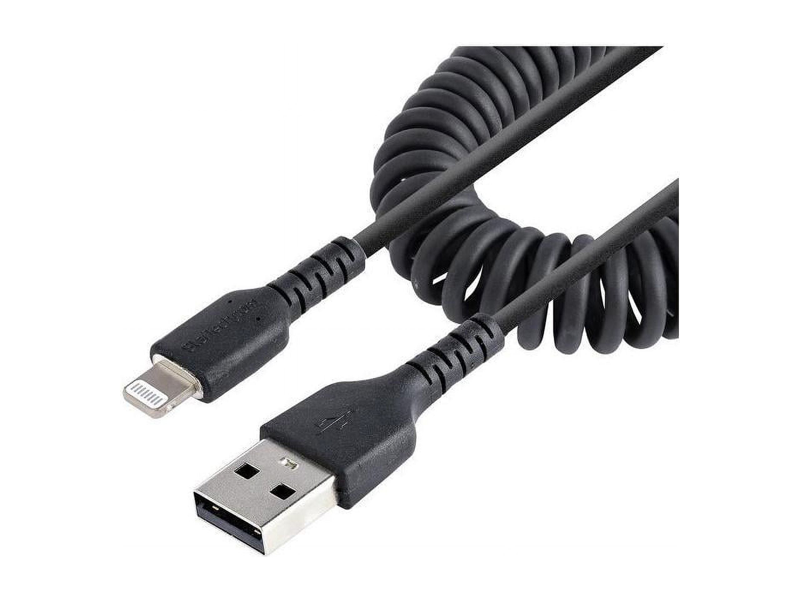 1.64 ft. Coiled USB to Lightning Cable