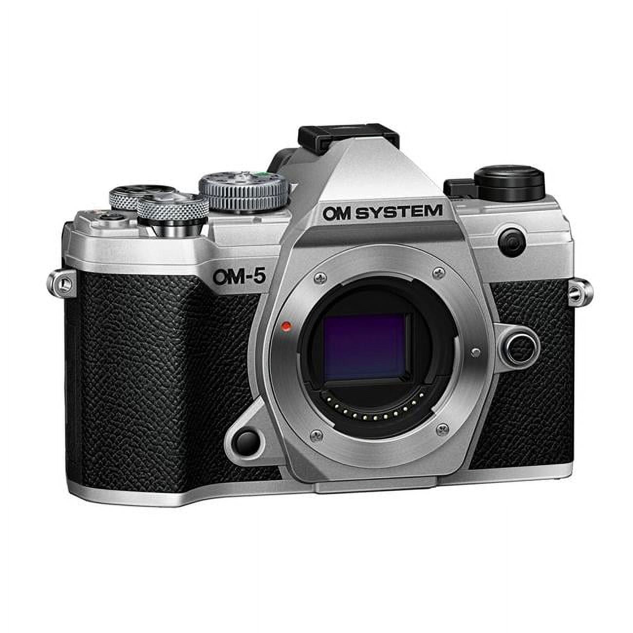 Picture of OM Digital Solutions V210020SU000 5 Mirrorless Digital Camera Body, Silver