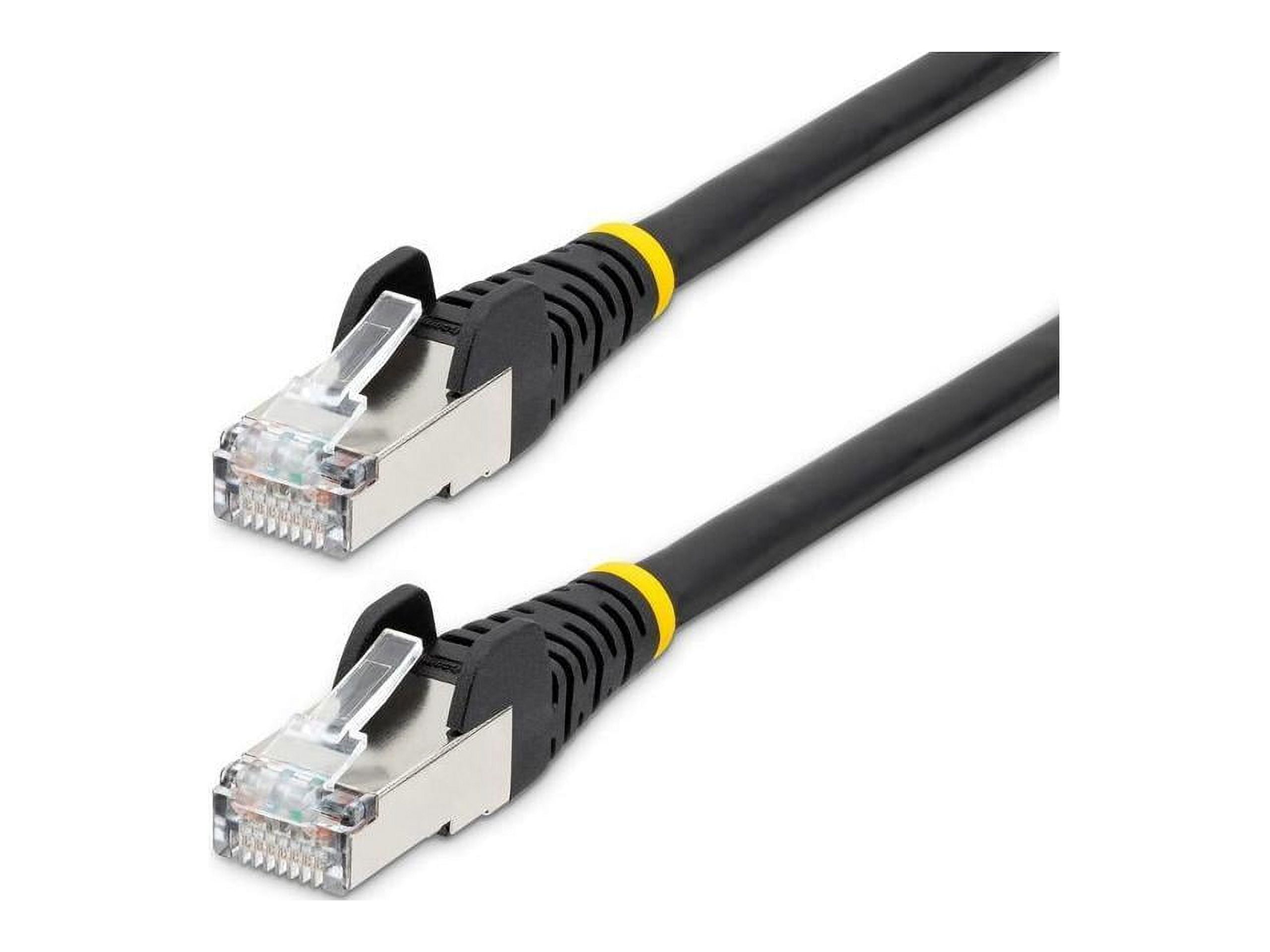 NLBK-10F-CAT6A-PATCH 10 ft. LSZH CAT6A Ethernet Cable, Black