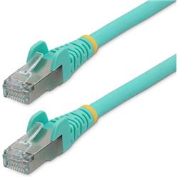 25 ft. LSZH CAT6A Ethernet Cable, Aqua