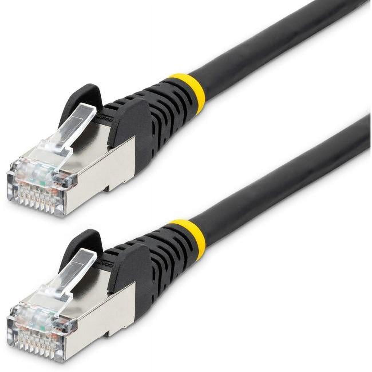 25 ft. LSZH CAT6A Ethernet Cable, Black