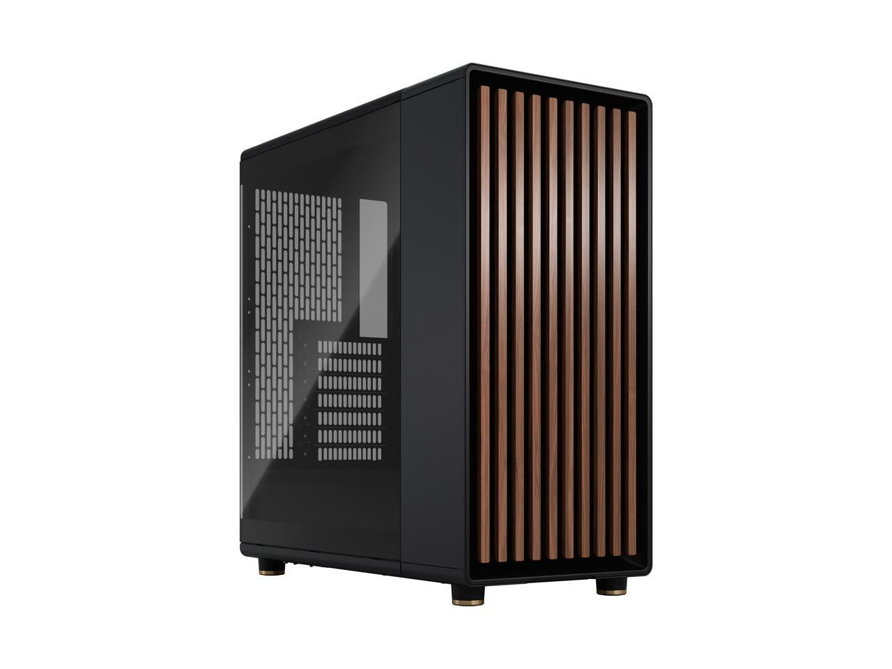 Picture of Fractal Design FD-C-NOR1C-02 North Mid Tower ATX Computer Case&#44; Black & Walnut