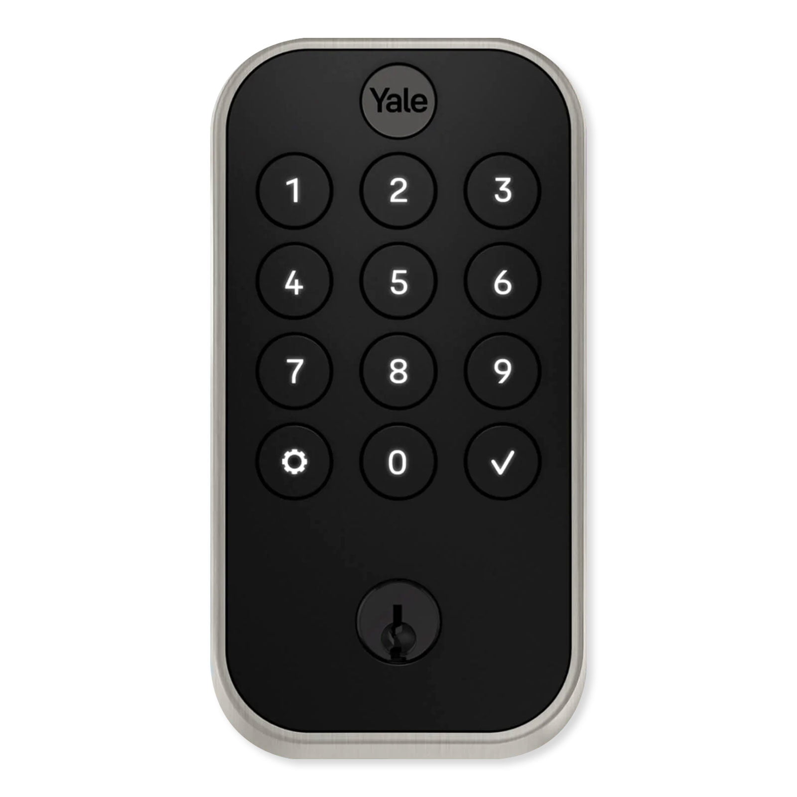 Satin Nickel Assure 2 Wi-Fi Keypad Deadbolts