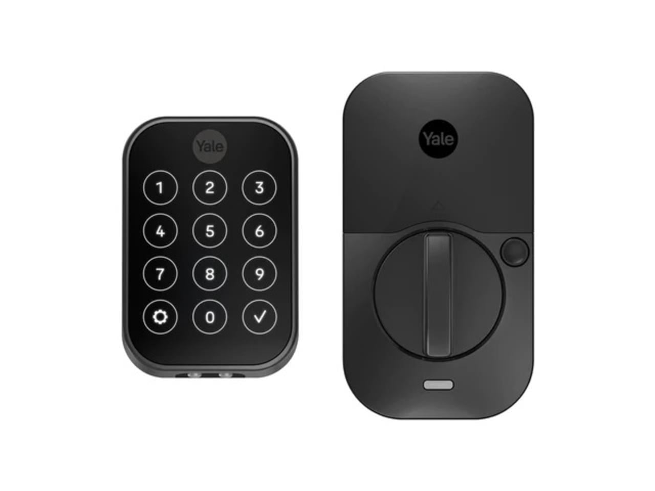 7 in. 2 Key-Free Touchscreen Lock with Bluetooth, Black