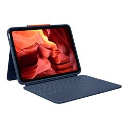 920-011133 10 Gen Rugged Combo 4 Touch Keyboard Case for iPad, Classic Blue