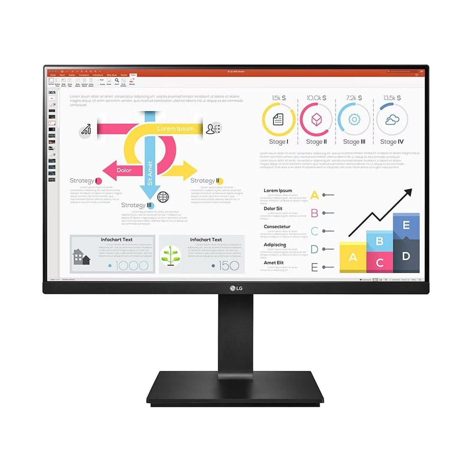 Picture of LG Commercial 24BP55Q-B 24 in. 2560 x 1440 Monitor